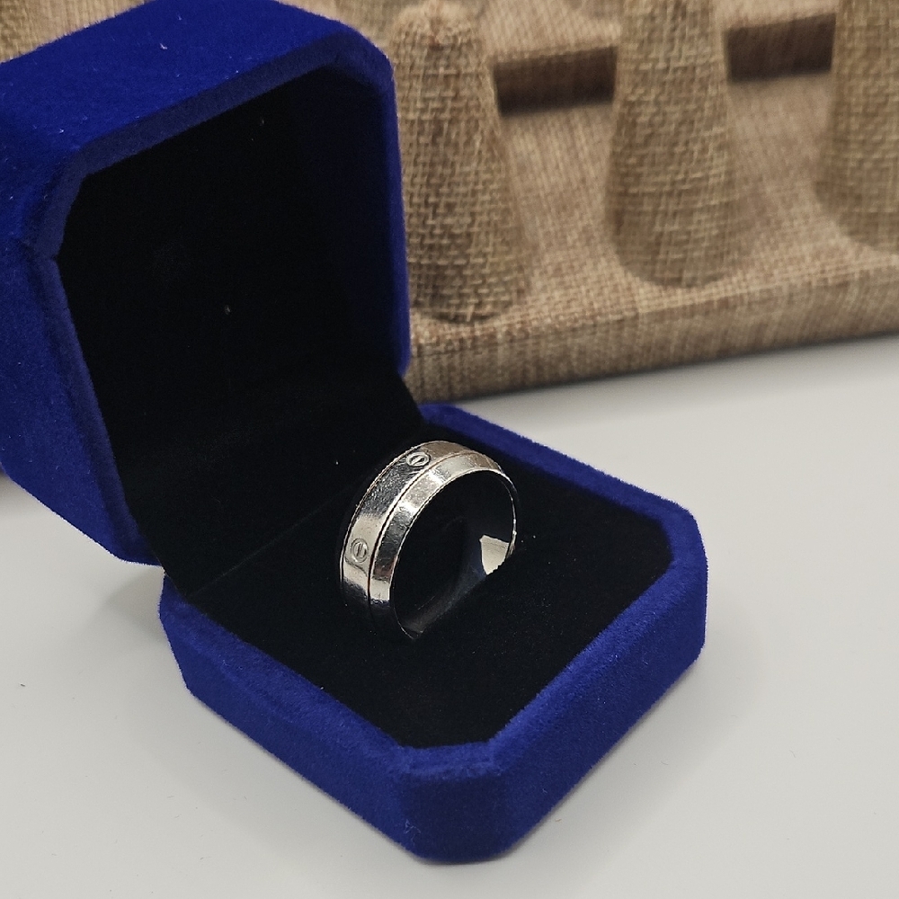 Source Unknown Silver Men's Ring - image 2